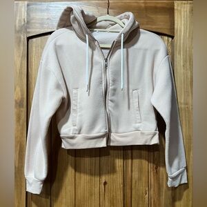 Common Stitch Cream Zip-Up Hoodie